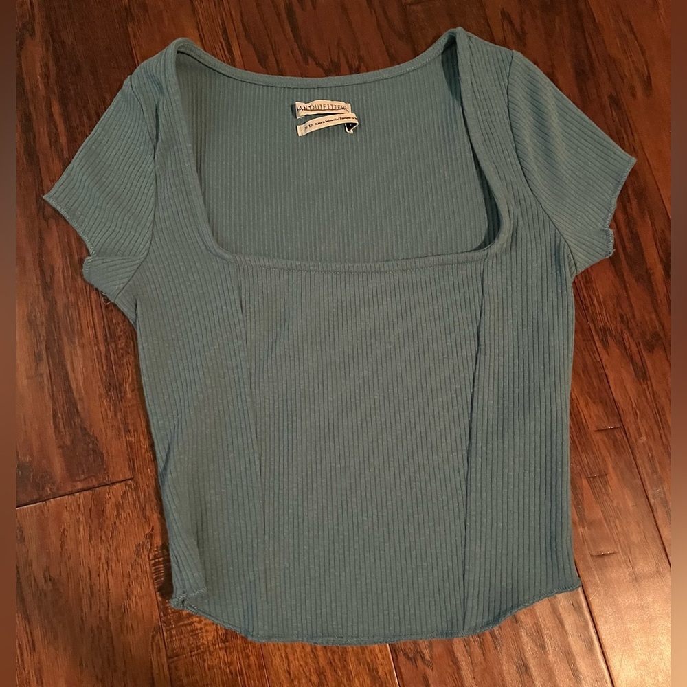 Teal Urban Outfitters Crop